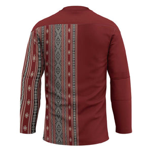 Tunisia Bakhnug Motif Hockey Jersey Traditional Tunisian Embroidery Inspired - African Pride