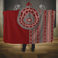 Tunisia Bakhnug Motif Hooded Blanket Traditional Tunisian Embroidery Inspired - African Pride