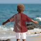 Tunisia Bakhnug Motif Kid Hawaiian Shirt Traditional Tunisian Embroidery Inspired LT9
