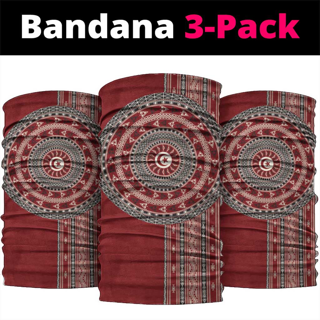 Tunisia Bakhnug Motif Neck Gaiter Traditional Tunisian Embroidery Inspired - African Pride