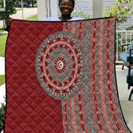 Tunisia Bakhnug Motif Quilt Traditional Tunisian Embroidery Inspired - African Pride