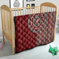 Tunisia Bakhnug Motif Quilt Traditional Tunisian Embroidery Inspired - African Pride