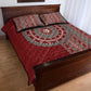 Tunisia Bakhnug Motif Quilt Bed Set Traditional Tunisian Embroidery Inspired - African Pride