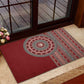 Tunisia Bakhnug Motif Rubber Doormat Traditional Tunisian Embroidery Inspired - African Pride