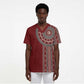 Tunisia Bakhnug Motif Scrub Top Traditional Tunisian Embroidery Inspired - African Pride
