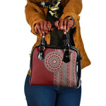 Tunisia Bakhnug Motif Shoulder Handbag Traditional Tunisian Embroidery Inspired - African Pride