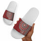 Tunisia Bakhnug Motif Slide Sandals Traditional Tunisian Embroidery Inspired - African Pride