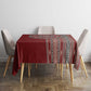 Tunisia Bakhnug Motif Tablecloth Traditional Tunisian Embroidery Inspired - African Pride