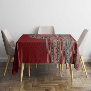 Tunisia Bakhnug Motif Tablecloth Traditional Tunisian Embroidery Inspired - African Pride