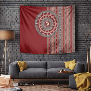 Tunisia Bakhnug Motif Tapestry Traditional Tunisian Embroidery Inspired - African Pride