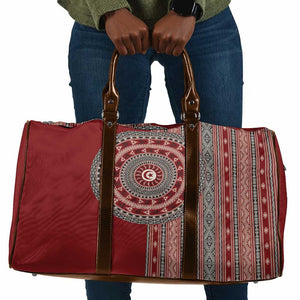 Tunisia Bakhnug Motif Travel Bag Traditional Tunisian Embroidery Inspired - African Pride