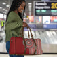 Tunisia Bakhnug Motif Travel Bag Traditional Tunisian Embroidery Inspired - African Pride
