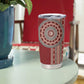 Tunisia Bakhnug Motif Tumbler Cup Traditional Tunisian Embroidery Inspired - African Pride