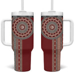 Tunisia Bakhnug Motif Tumbler With Handle Traditional Tunisian Embroidery Inspired - African Pride