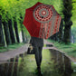 Tunisia Bakhnug Motif Umbrella Traditional Tunisian Embroidery Inspired - African Pride