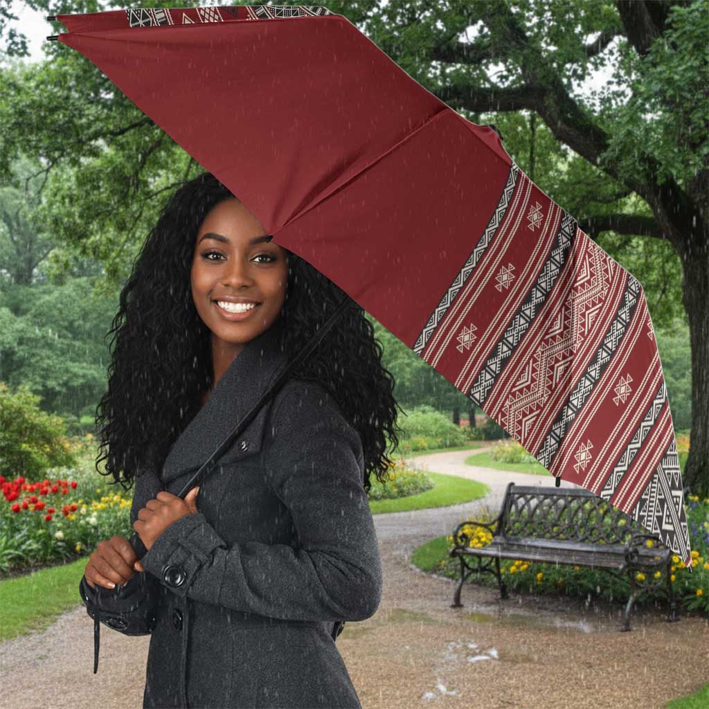 Tunisia Bakhnug Motif Umbrella Traditional Tunisian Embroidery Inspired - African Pride