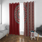 Tunisia Bakhnug Motif Window Curtain Traditional Tunisian Embroidery Inspired - African Pride