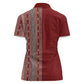 Tunisia Bakhnug Motif Women Polo Shirt Traditional Tunisian Embroidery Inspired LT9