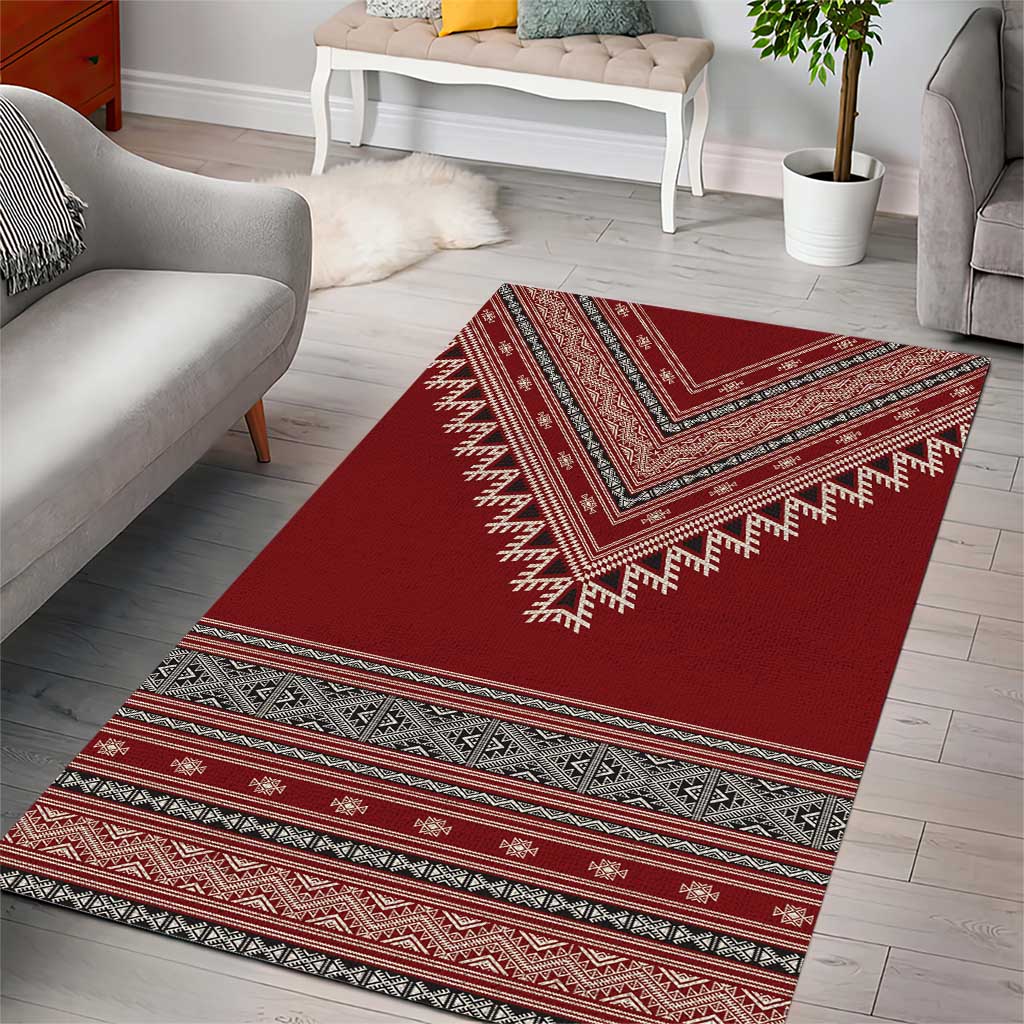 Tunisian Embroidery Pattern Area Rug - African Pride