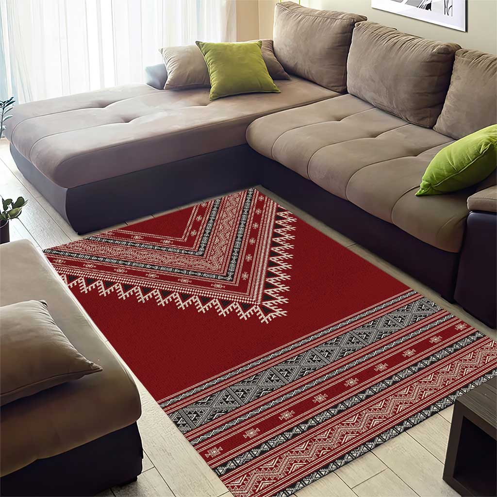 Tunisian Embroidery Pattern Area Rug - African Pride