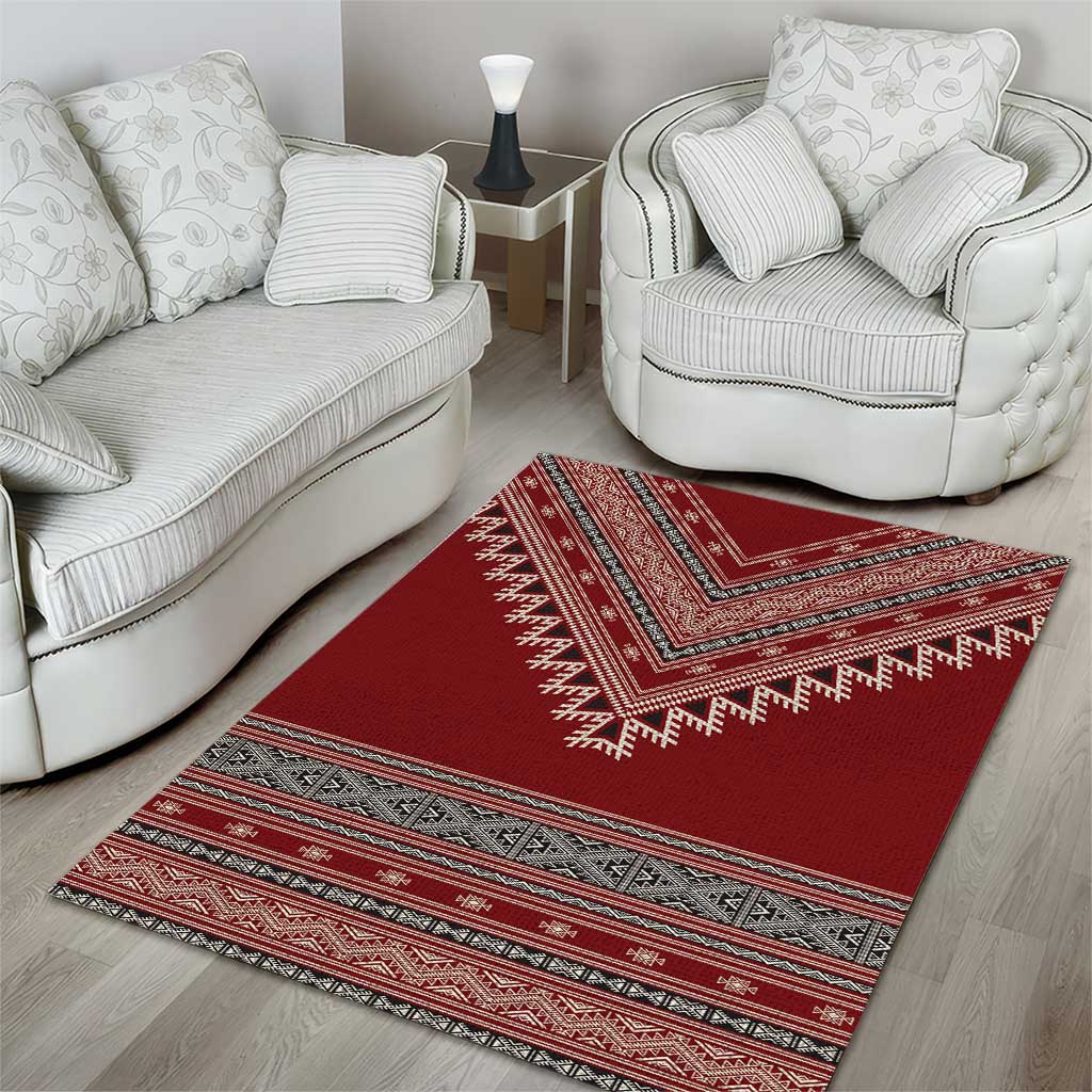 Tunisian Embroidery Pattern Area Rug - African Pride