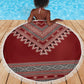 Tunisian Embroidery Pattern Beach Blanket - African Pride