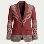 Tunisian Embroidery Pattern Blazer - African Pride