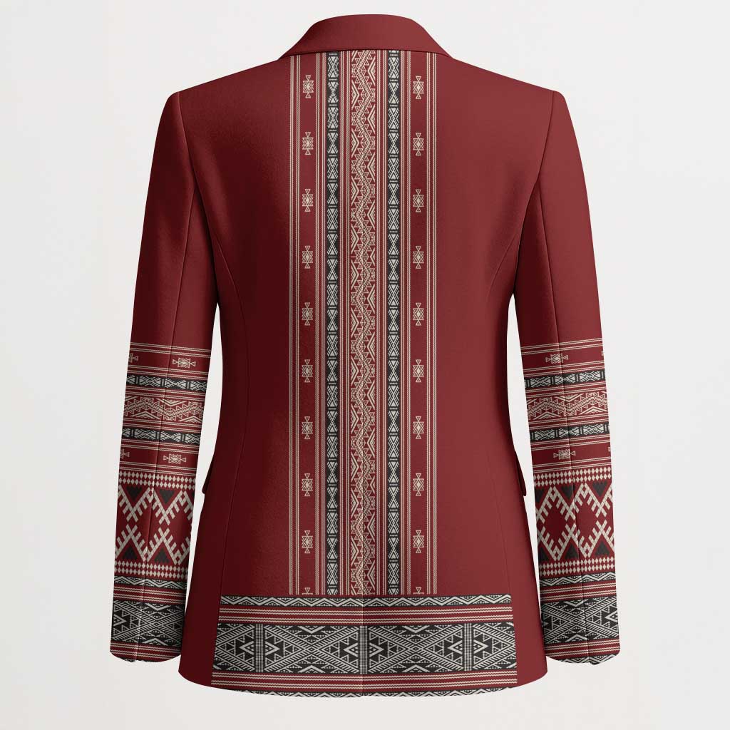 Tunisian Embroidery Pattern Blazer - African Pride