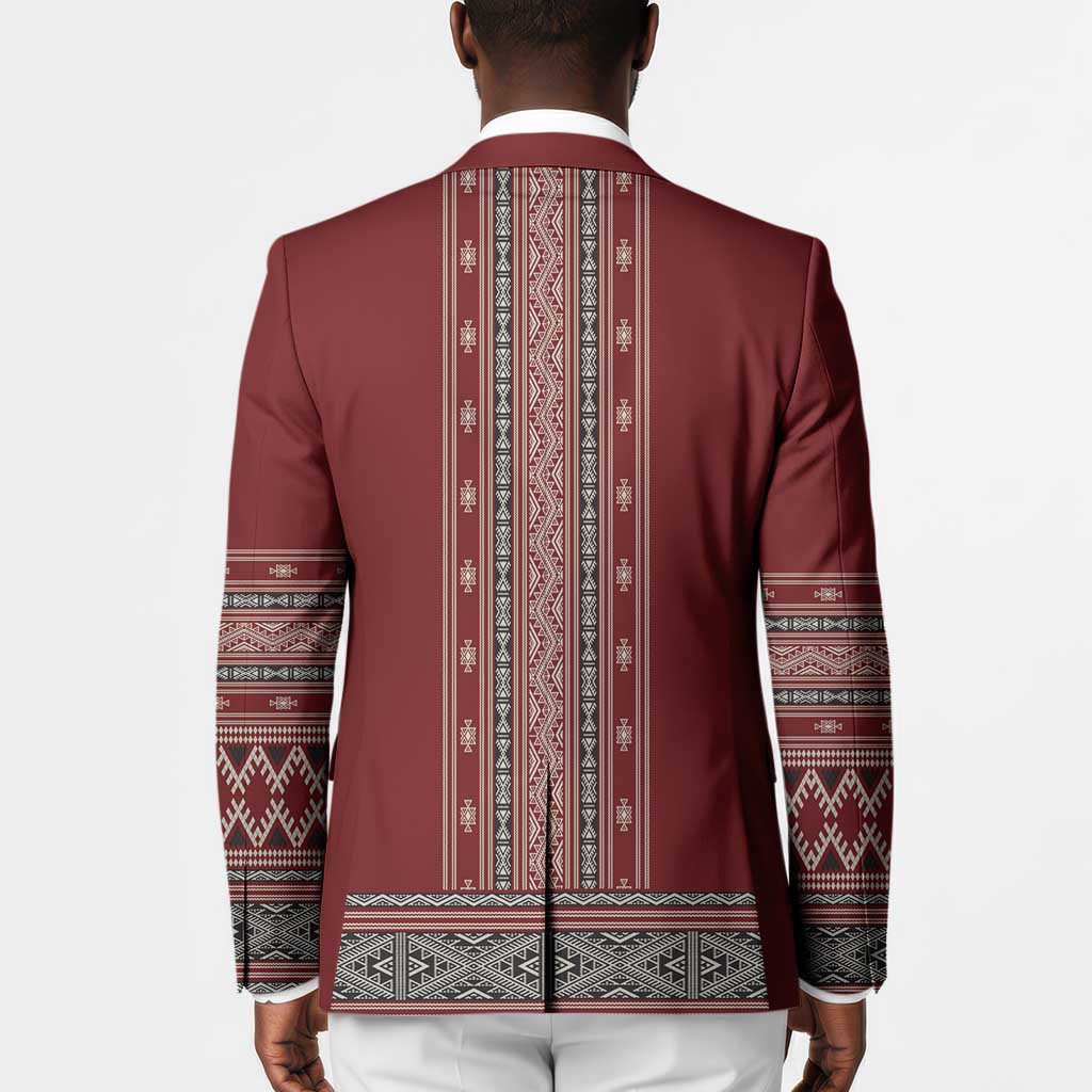 Tunisian Embroidery Pattern Blazer - African Pride