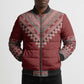 Tunisian Embroidery Pattern Bomber Puffer Jacket - African Pride
