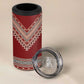 Tunisian Embroidery Pattern 4 in 1 Can Cooler Tumbler - African Pride