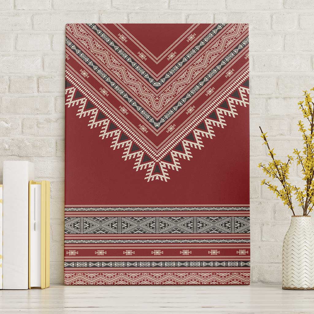 Tunisian Embroidery Pattern Canvas Wall Art - African Pride
