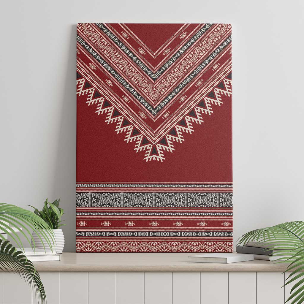 Tunisian Embroidery Pattern Canvas Wall Art - African Pride