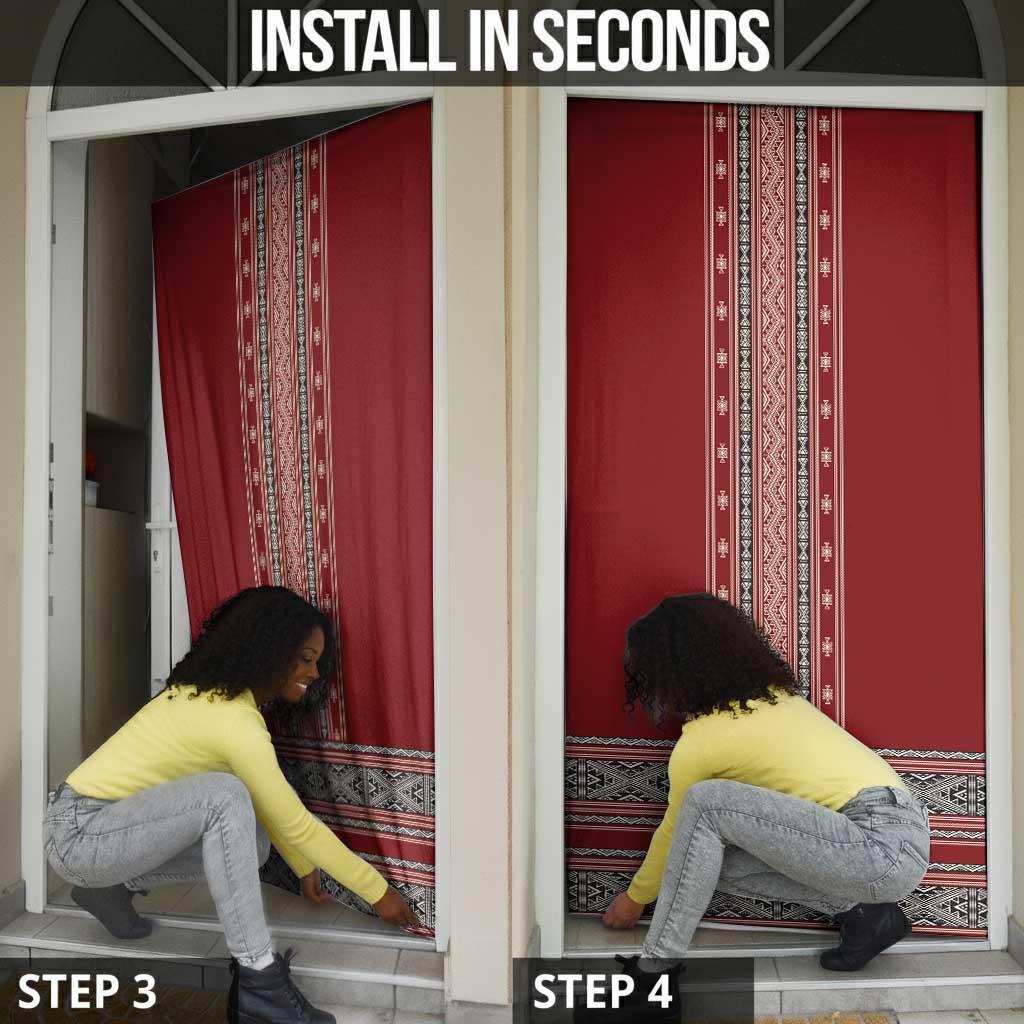 Tunisian Embroidery Pattern Door Cover - African Pride