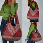 Tunisian Embroidery Pattern Grocery Bag - African Pride