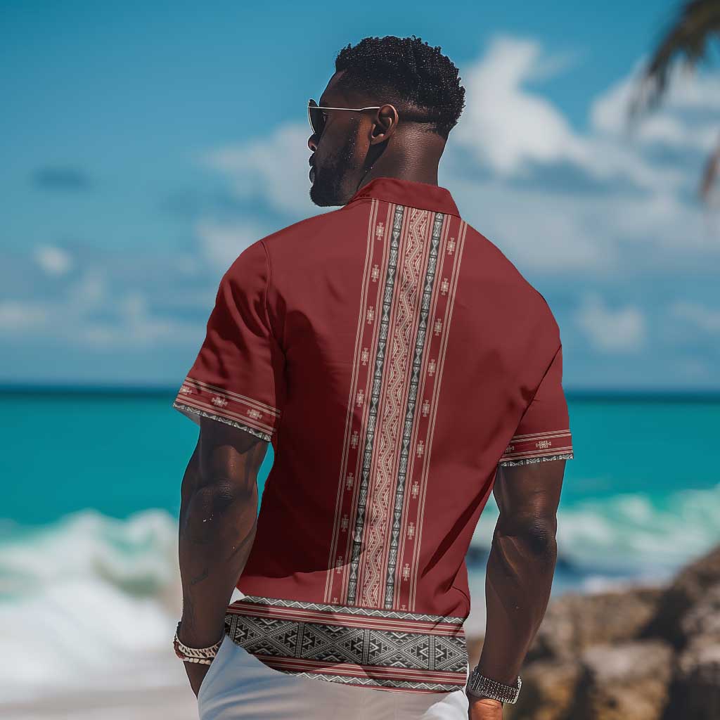 Tunisian Embroidery Pattern Hawaiian Shirt LT9