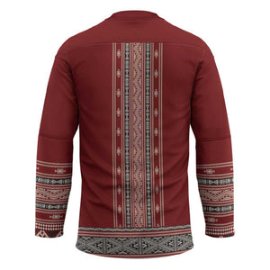 Tunisian Embroidery Pattern Hockey Jersey - African Pride
