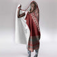 Tunisian Embroidery Pattern Hooded Blanket - African Pride