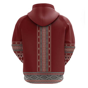 Tunisian Embroidery Pattern Hoodie - African Pride