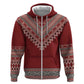 Tunisian Embroidery Pattern Hoodie - African Pride