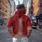 Tunisian Embroidery Pattern Hoodie - African Pride