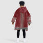 Tunisian Embroidery Pattern Kid Wearable Blanket Hoodie - African Pride