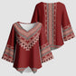 Tunisian Embroidery Pattern Kimono Sleeve Blouse - African Pride