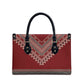 Tunisian Embroidery Pattern Leather Bag - African Pride