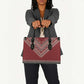 Tunisian Embroidery Pattern Leather Bag - African Pride