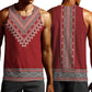 Tunisian Embroidery Pattern Men Tank Top - African Pride