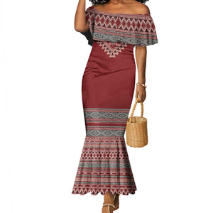 Tunisian Embroidery Pattern Mermaid Dress - African Pride