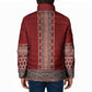 Tunisian Embroidery Pattern Padded Jacket - African Pride
