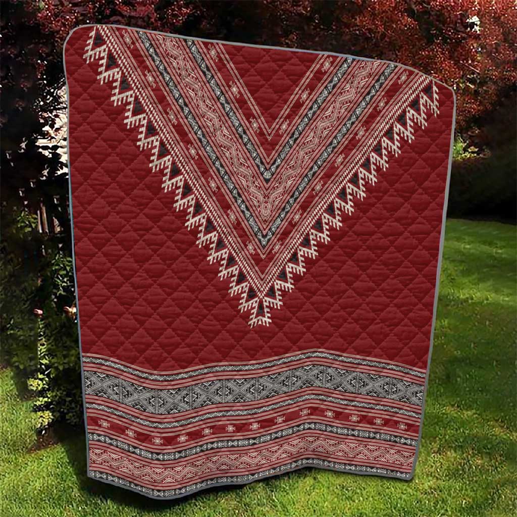 Tunisian Embroidery Pattern Quilt - African Pride