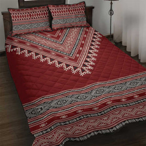 Tunisian Embroidery Pattern Quilt Bed Set - African Pride